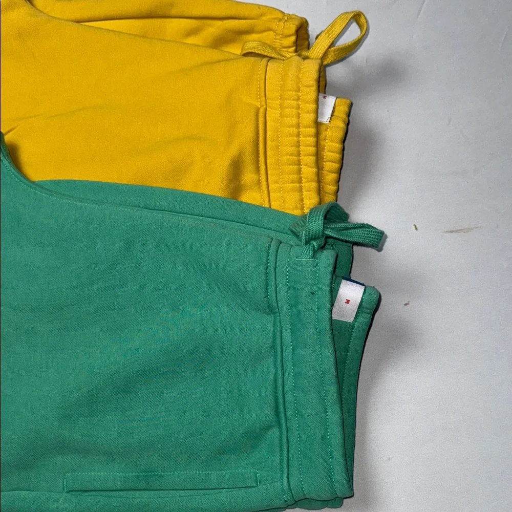 Old Navy Yellow and Green Jogger Pants - Picture 3 of 8
